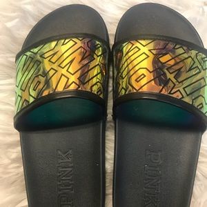 Pink slides almost new